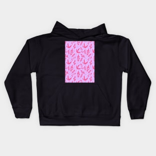 Pattern Pink Kids Hoodie